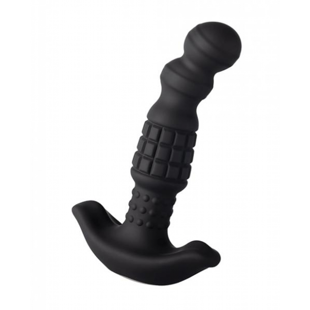 Pineapple Man Vibrating Prostate Massager - Black - Prostate Toys