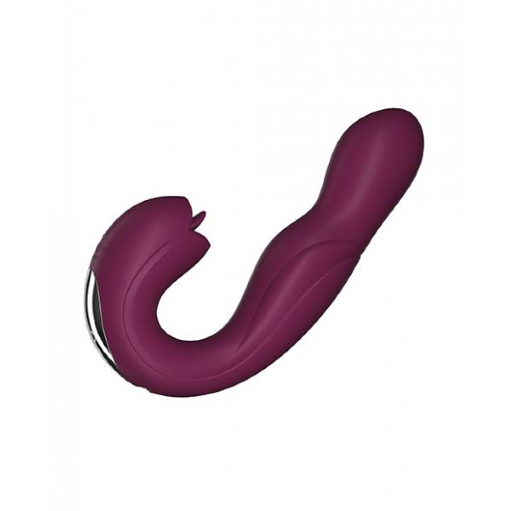 Joi Rotating Head G-spot Vibrator & Clit Licker - Purple - G-Spot Vibrators Clit Stimulators