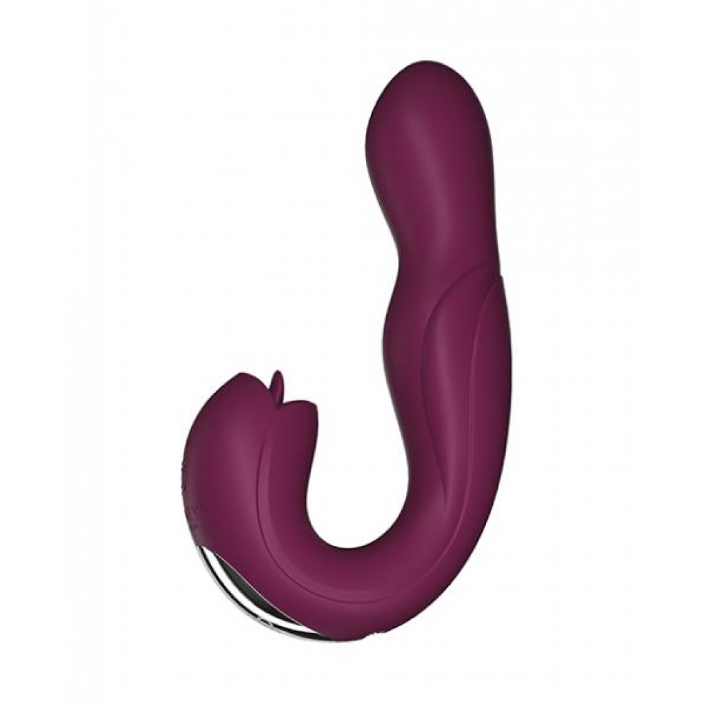 Joi Pro Rotating Head G-spot Vibrator & Clit Licker W/remote - Purple - G-Spot Vibrators Clit Stimulators