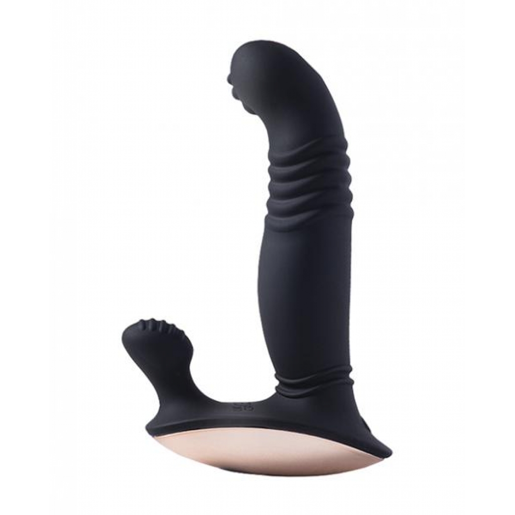 Royal Thrusting Vibrating Prostate & Perineum Massager - Black - Prostate Massagers