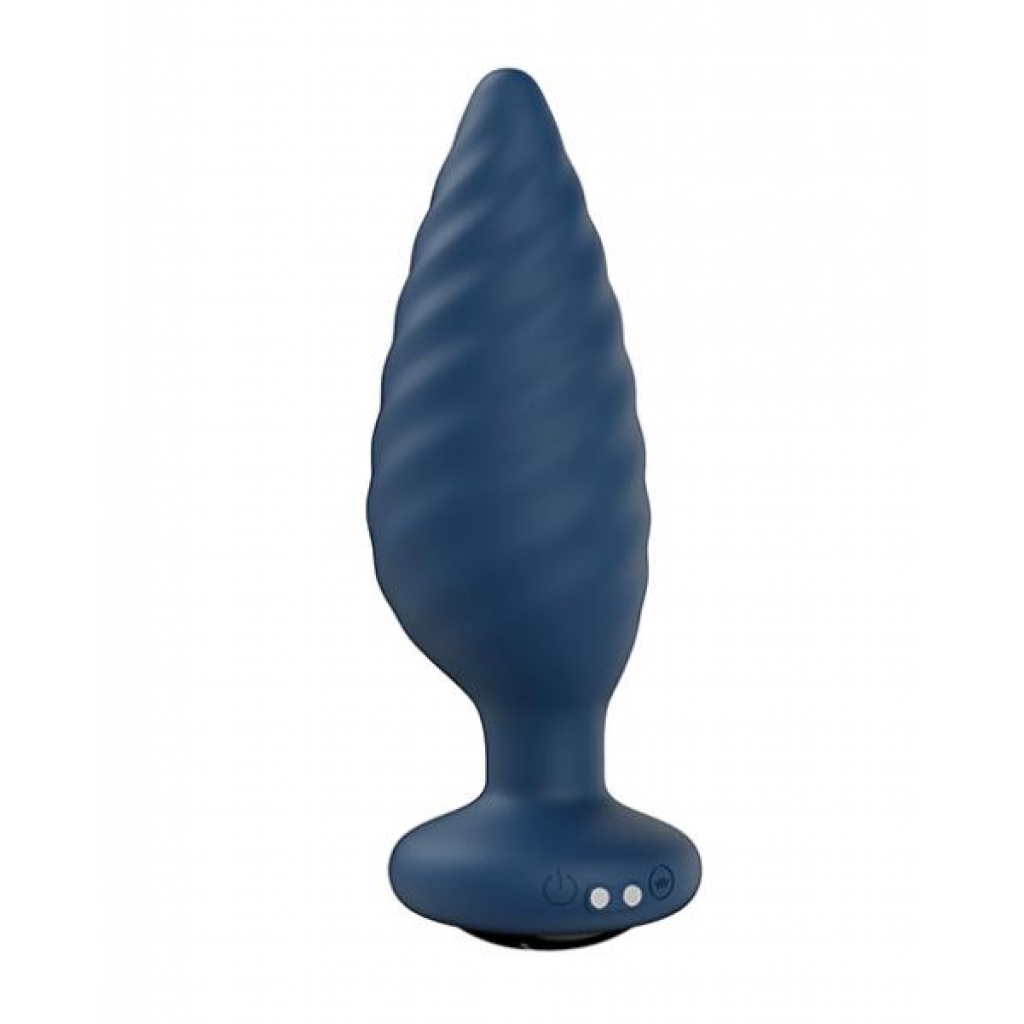 Noah App-controlled Rotating Butt Plug - Navy Blue - Anal Plugs