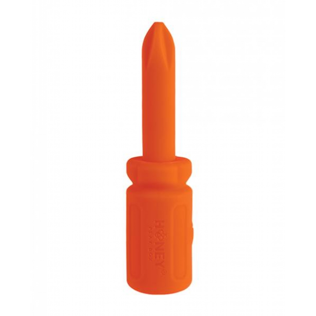 Sensation Spike The Screwdriver Vibrator - Orange - Traditional