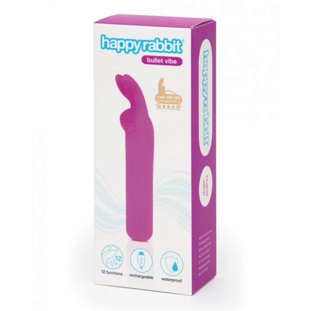 Happy Rabbit Rechargeable Bullet - Purple - Bullet Vibrators