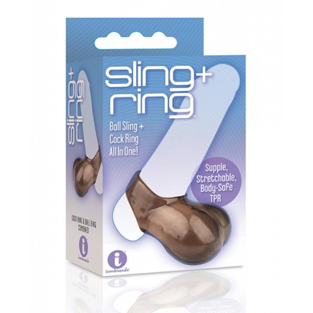 The Nines Ball Sling Plus Cock Ring And Ball Ring - Mens Cock & Ball Gear