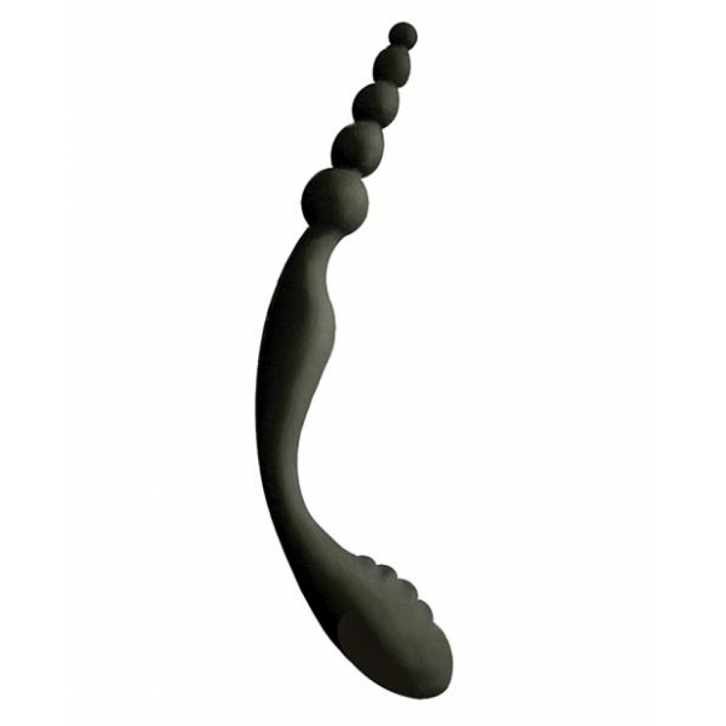 S Double Header Adjustable Silicone Anal Beads