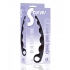 S-Curved Silicone Anal Beads Black - Prostate Massagers