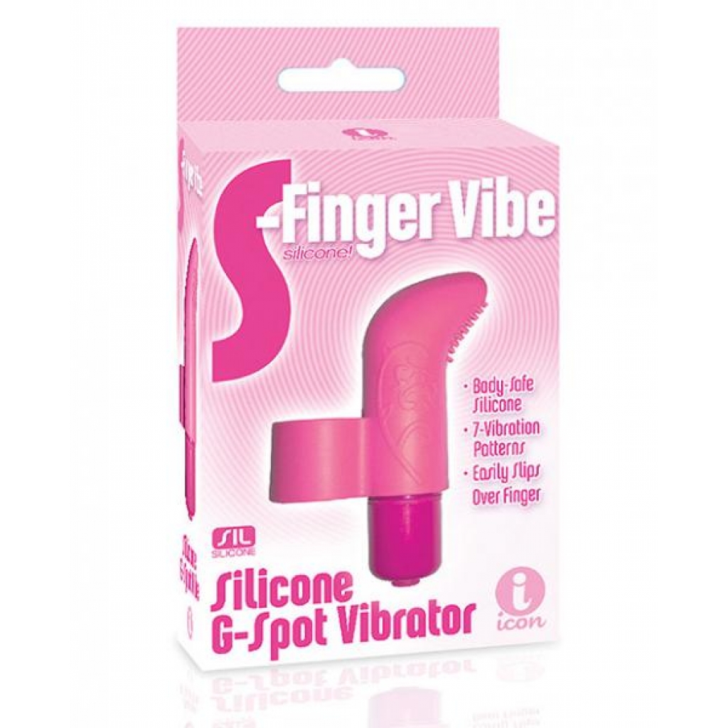 The 9's S-finger Vibe - Pink - Finger Vibrators