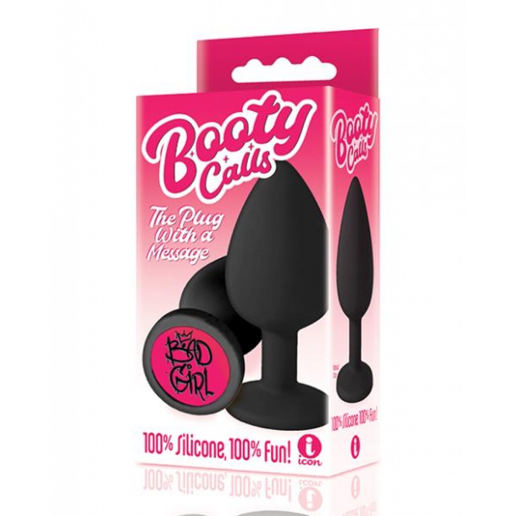 The 9's Booty Calls Bad Girl Plug - Black - Anal Plugs