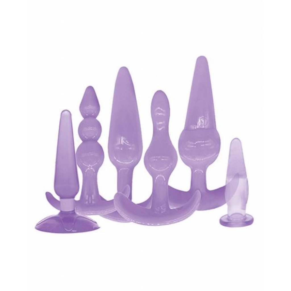 Try-Curious Anal Plug Kit Purple - Anal Trainer Kits