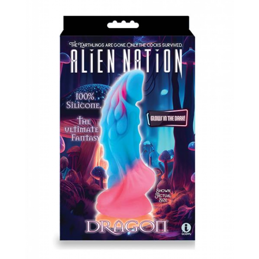 Alien Nation Glow Dragon - Extreme Dildos