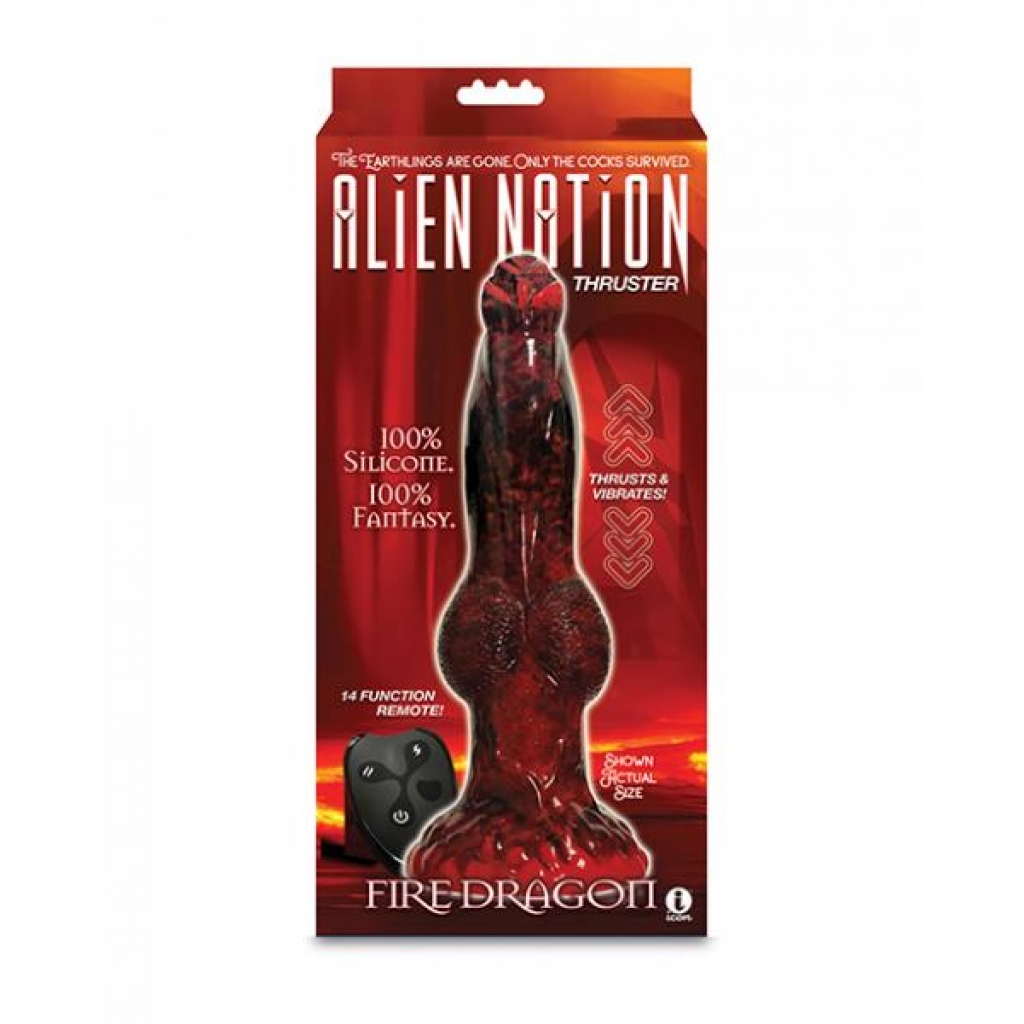 Alien Nation Thrusting Fire Dragon - Extreme Dildos