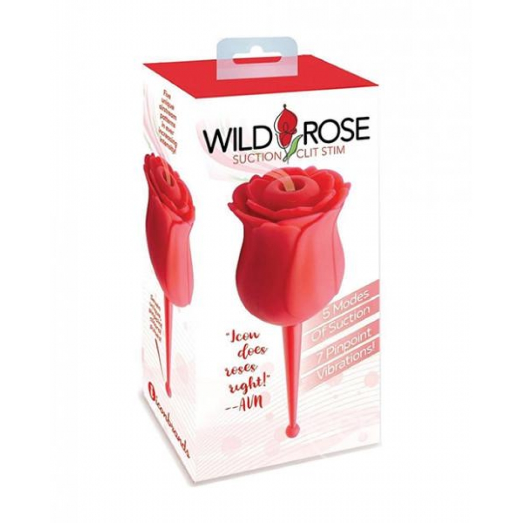 Wild Rose Le Pointe Vibrator - Red - Tongues