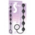 The Nines S Drops Silicone Anal Beads Black - Anal Beads