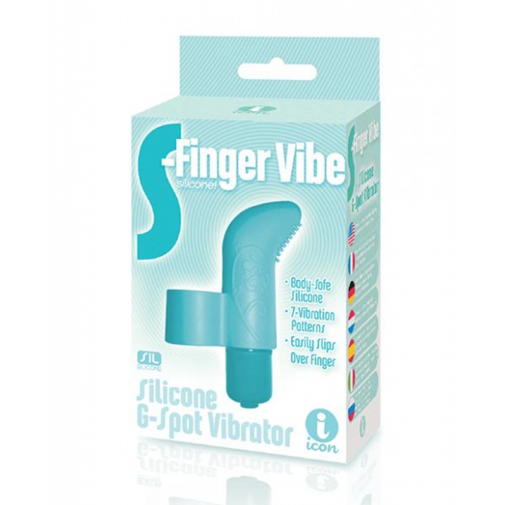 The 9's S-finger Vibe - Blue - Finger Vibrators