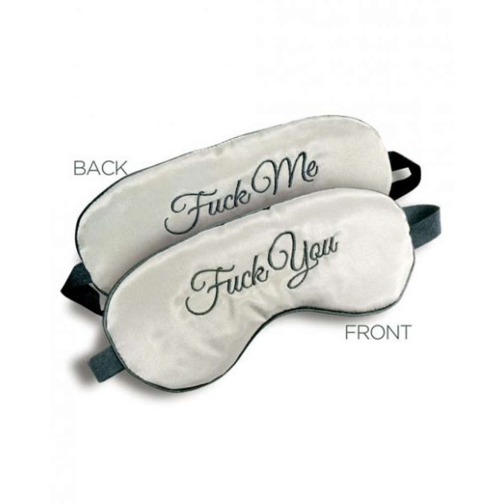 F*ck Me F*ck You Mask Reversible Blindfold - O/S