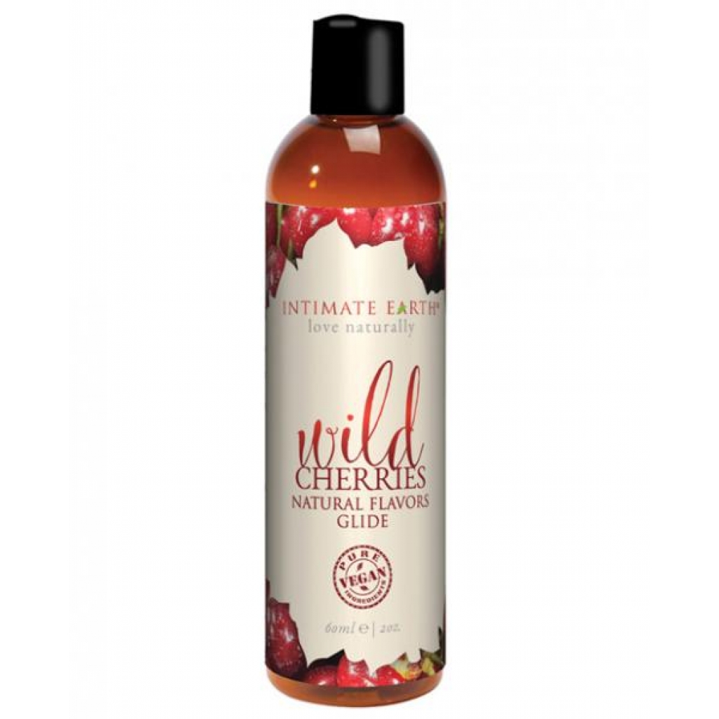 Intimate Earth Natural Flavors Glide - 60 Ml Wild Cherries - Lubricants