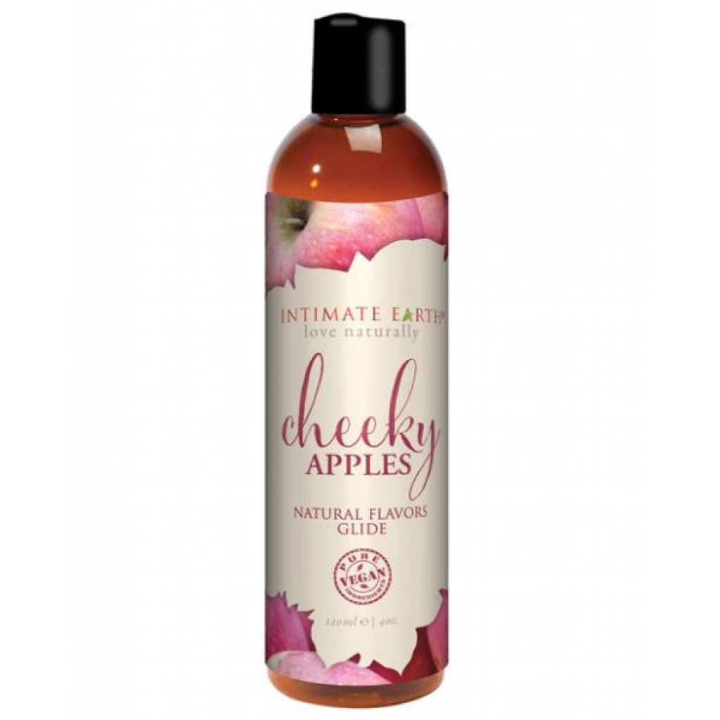 Intimate Earth Natural Flavors Glide - 120 Ml Cheeky Apples - Lubricants