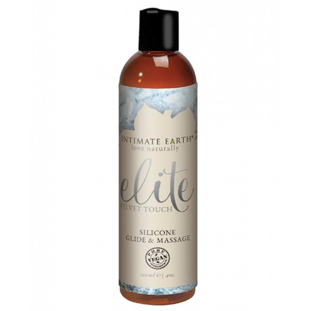 Intimate Earth Elite Shiitake Silicone Glide 4oz - Lubricants