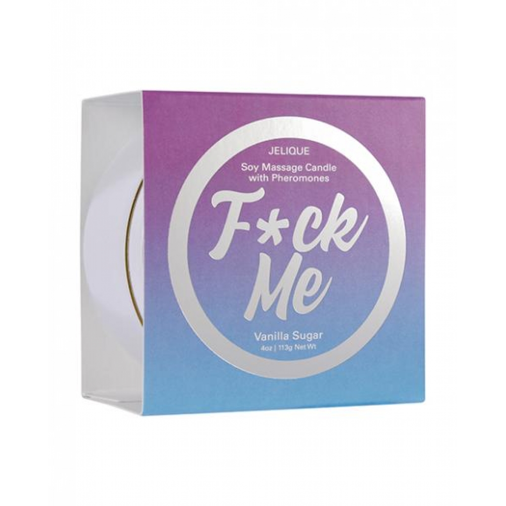 Jelique Massage Candle - 4 Oz Fuck Me Vanilla Sugar - Massage Candles