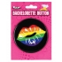 3 inches Bachelorette Button Rainbow Lips - Party Wear