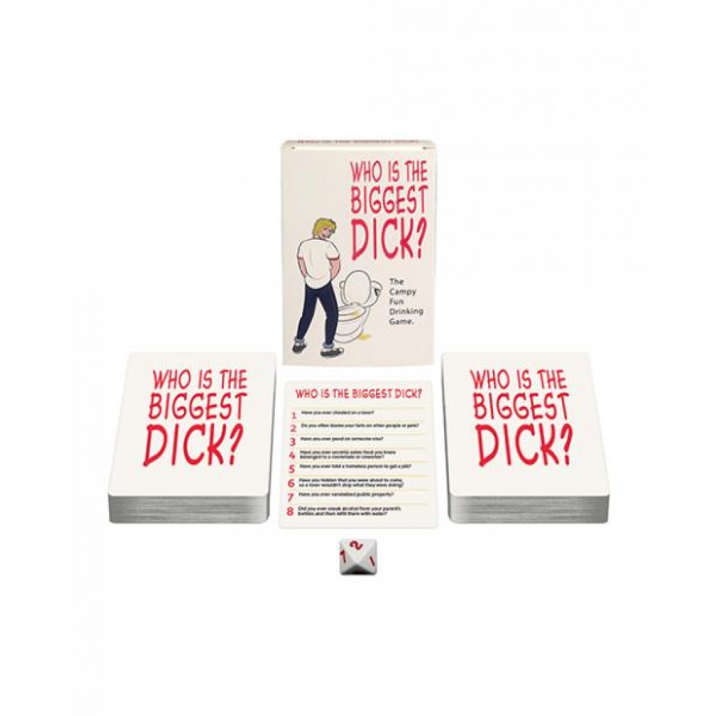 Who's The Biggest Dick? Card Game - Party Hot Games