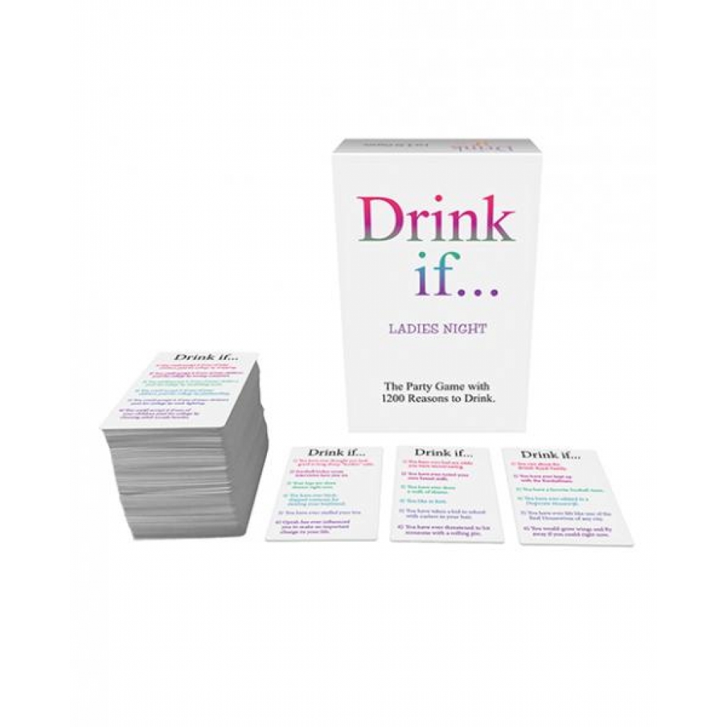 Drink If... Ladies Night Card Game - Party Hot Games