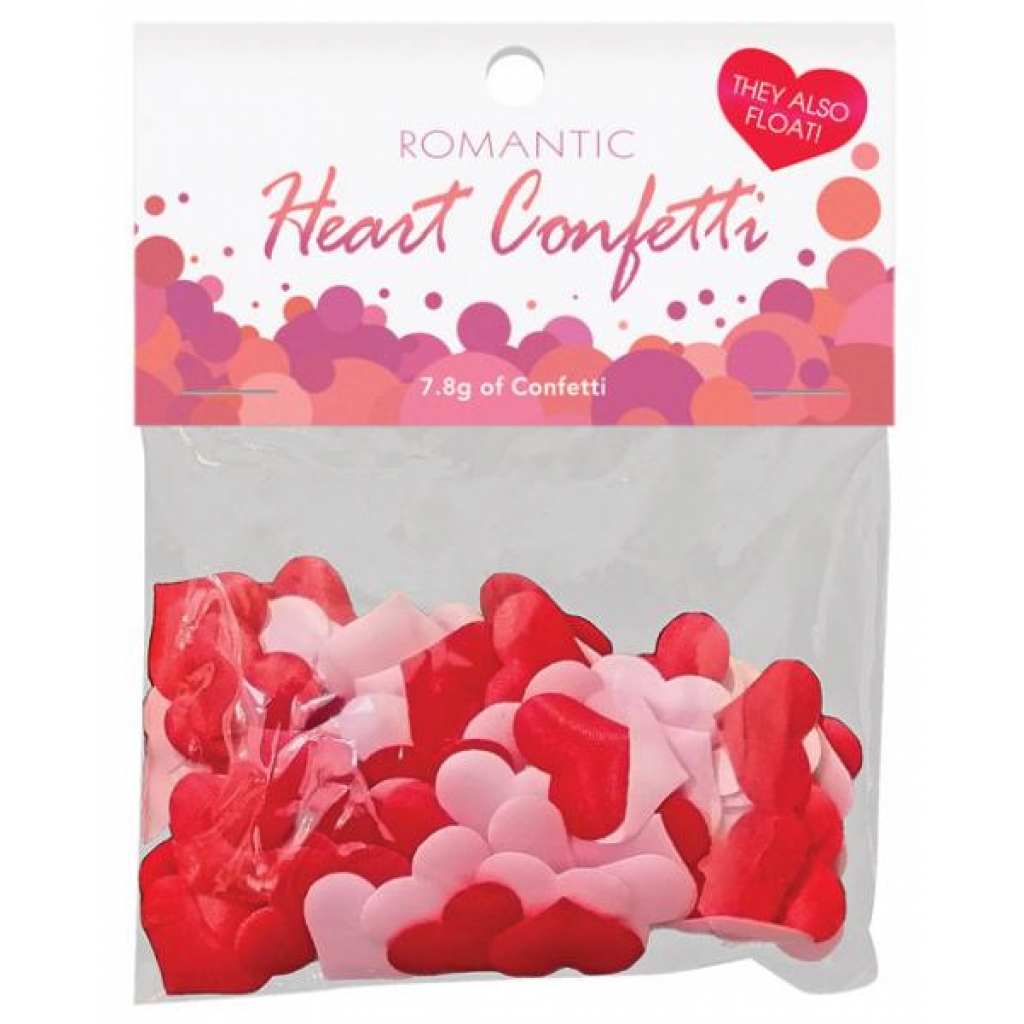 Romantic Heart Confetti Red, Pink - Serving Ware