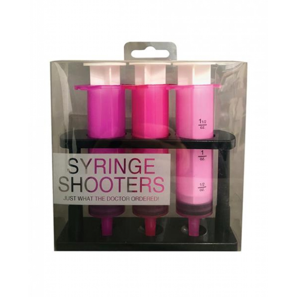 Syringe Shooters - Pink Set Of 3 - Serving Ware