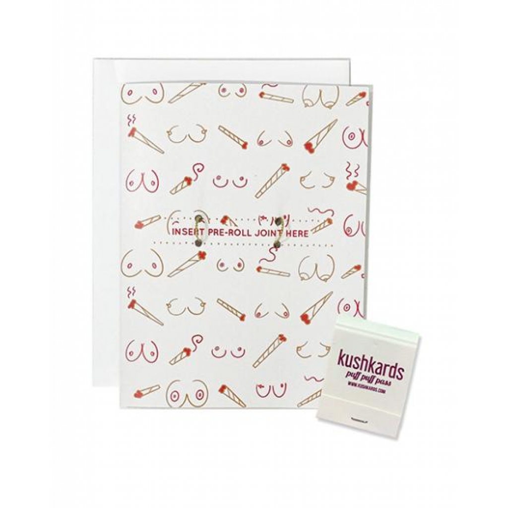 Doobies Boobies Greeting Card W/matchbook - Gag & Joke Gifts