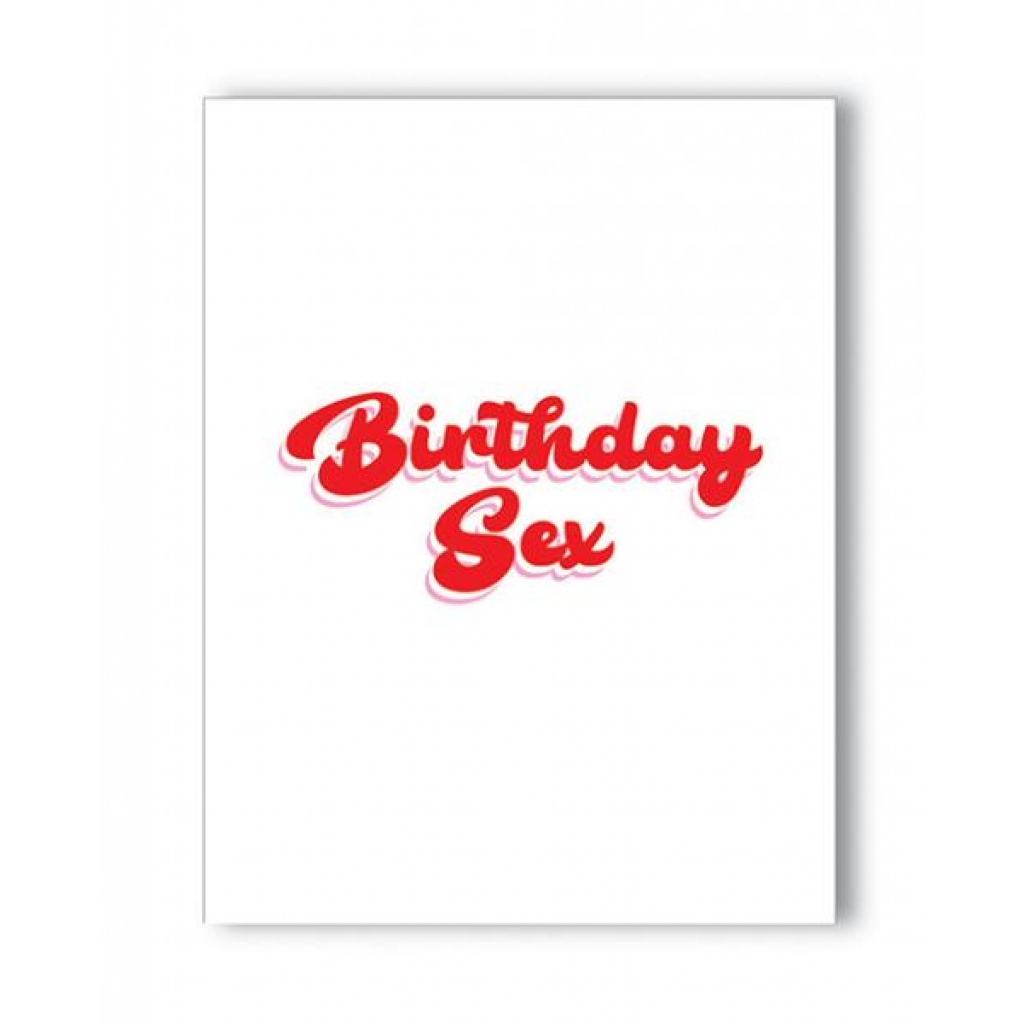 Birthday Sex Naughty Greeting Card - Gag & Joke Gifts