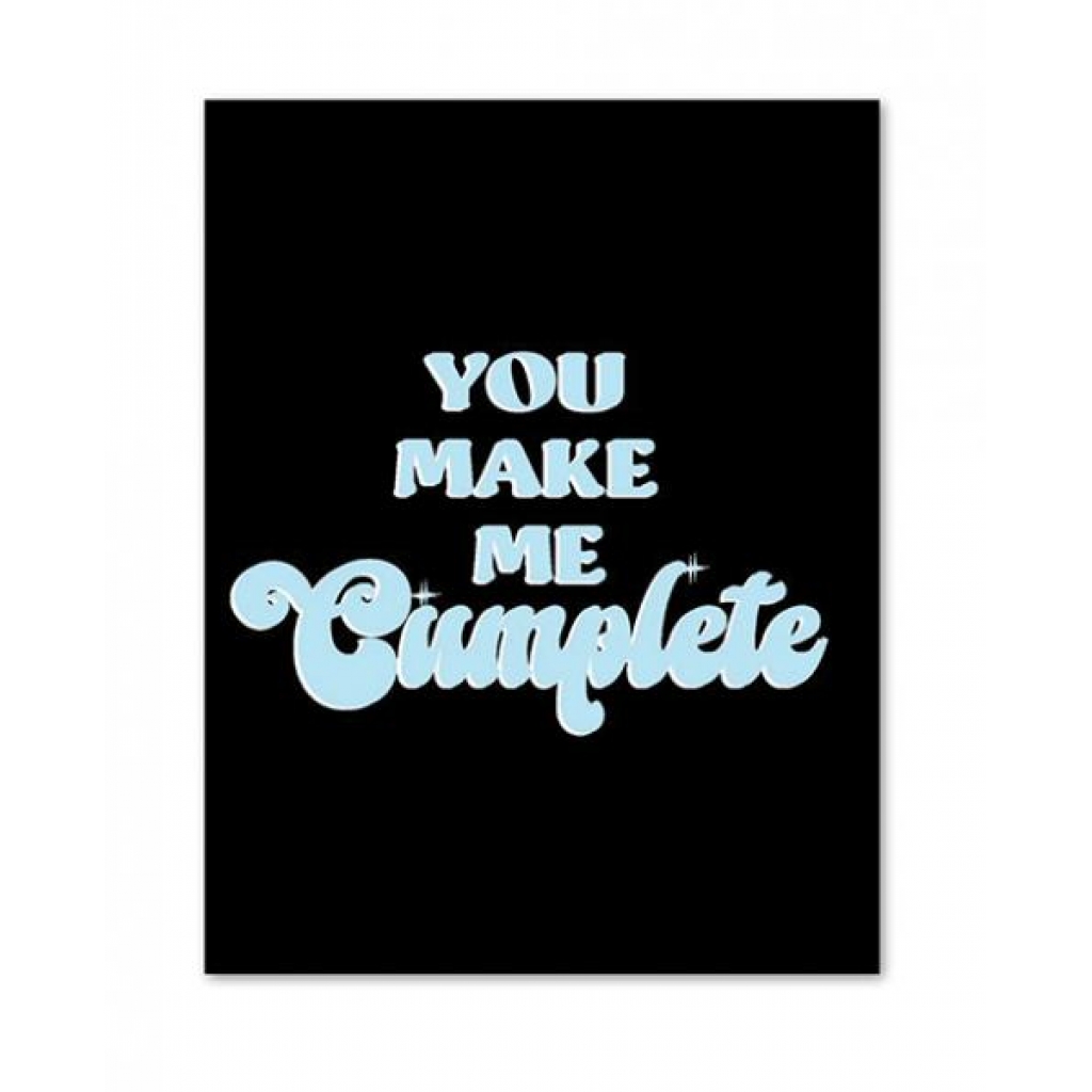 Cumplete Greeting Card - Gag & Joke Gifts