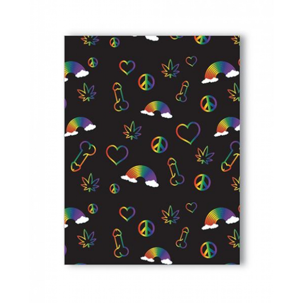 Rainbow Penis Naughty Greeting Card - Gag & Joke Gifts