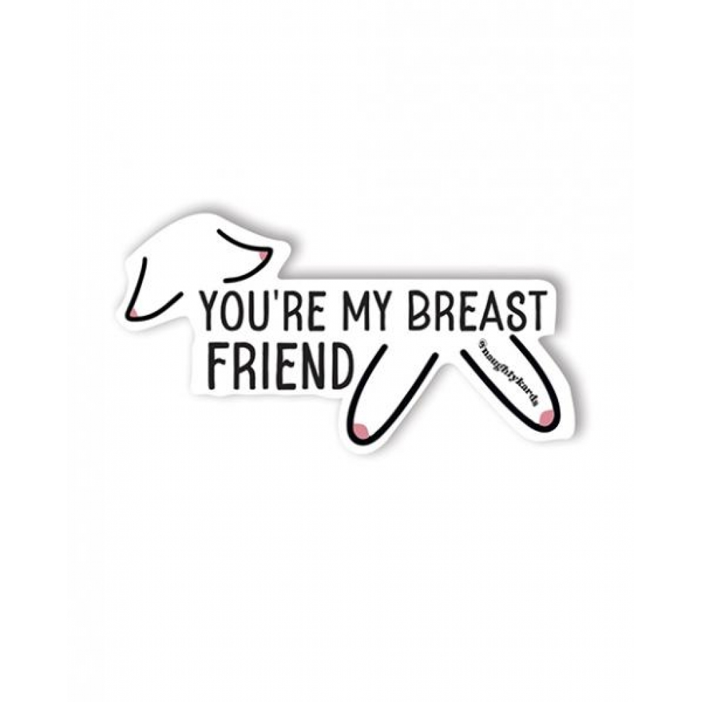 Breast Friend Sticker - Pack Of 3 - Gag & Joke Gifts