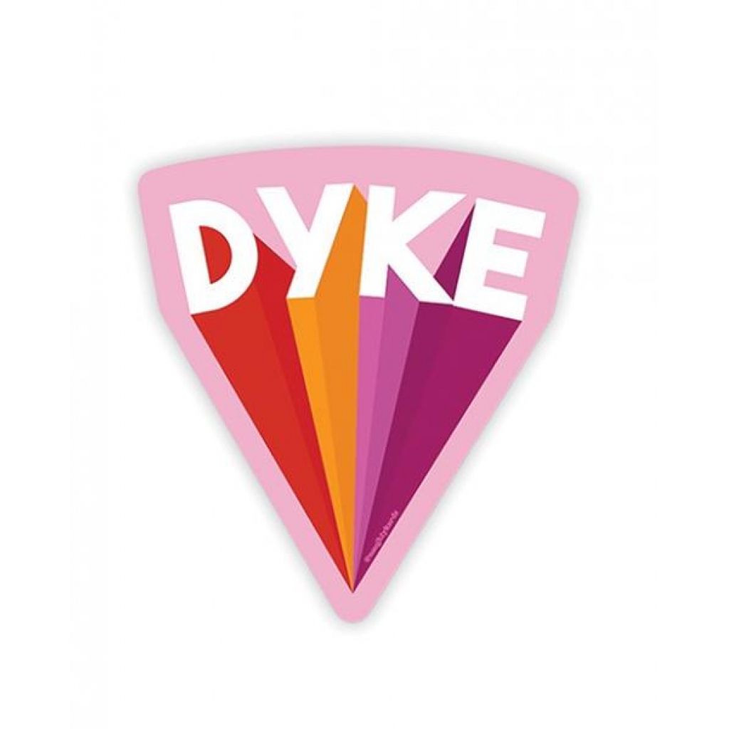 Dyke Naughty Sticker - Pack Of 3 - Gag & Joke Gifts