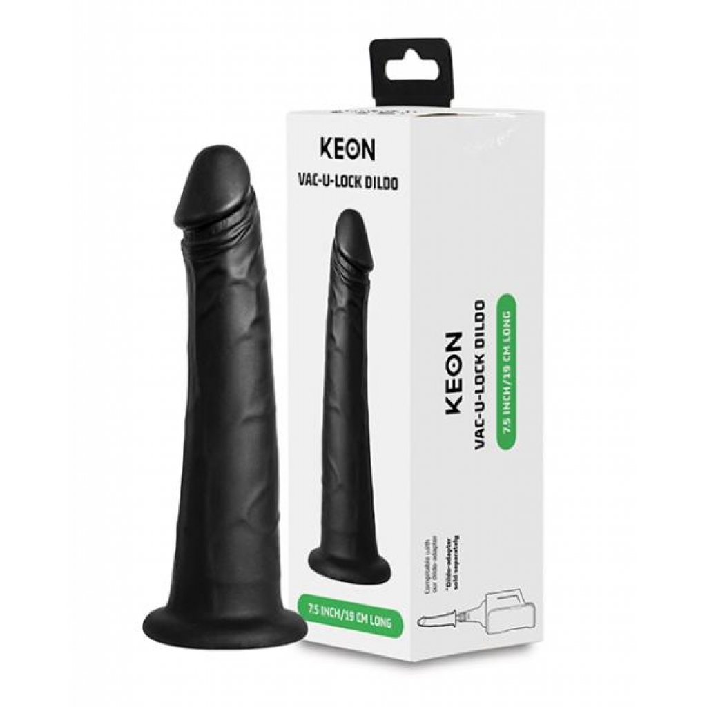 Kiiroo Keon Vacuum Lock  Dildo - Black - Realistic Dildos & Dongs