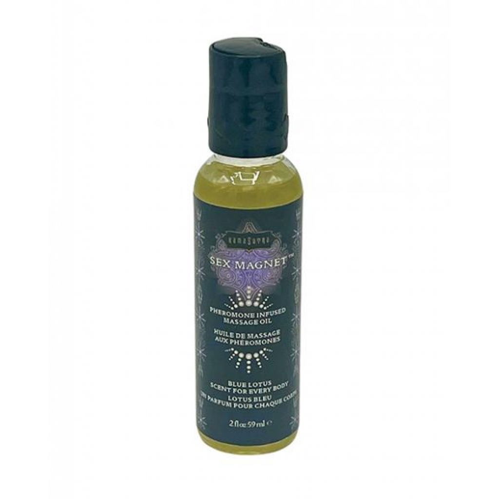 Kama Sutra Sex Magnet Massage Oil - Blue Lotus - Sensual Massage Oils & Lotions