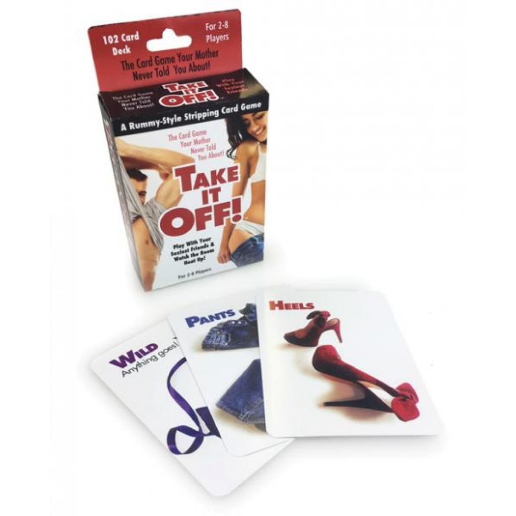 Take It Off Stripping Card Game - Party Hot Games