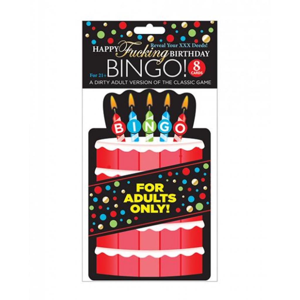 Happy Fucking Birthday Bingo Game - Party Hot Games