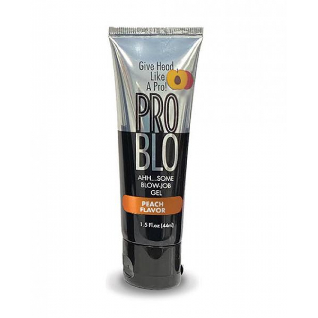 Problo Oral Pleasure Gel - Peach - Oral Sex