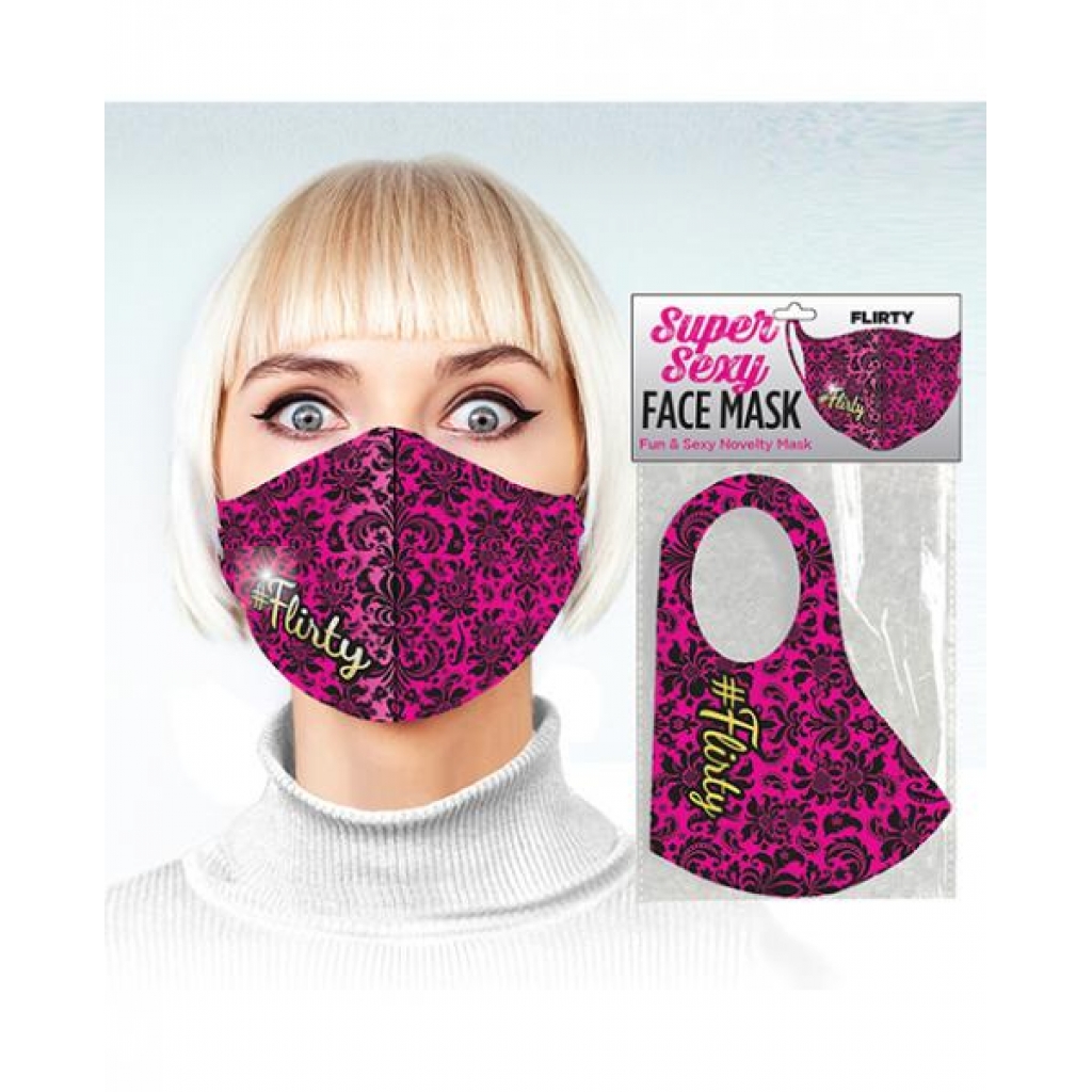 Super Sexy #flirty Script Mask - Pasties, Tattoos & Accessories