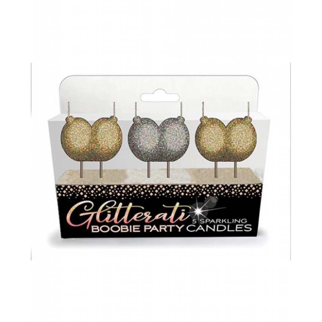 Glitterati Boobie Party Candle Set - Party Wear