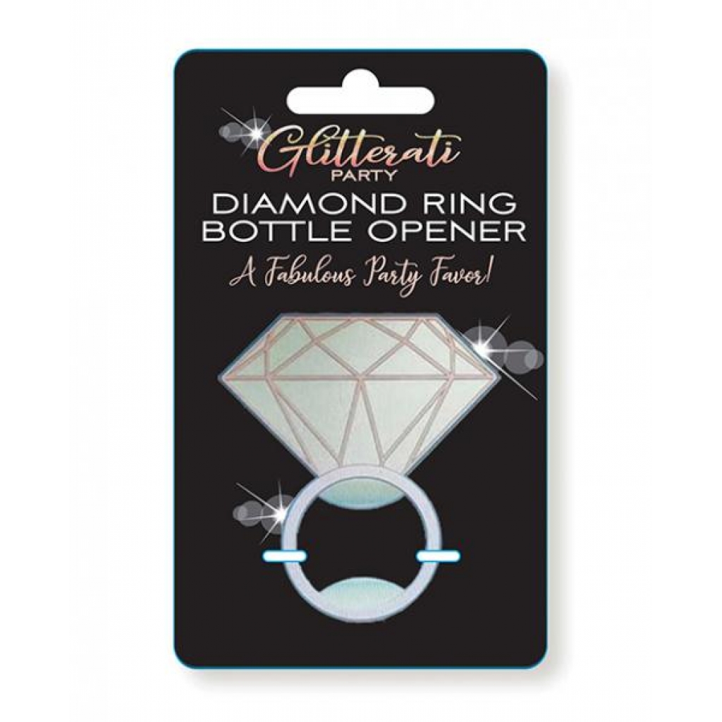 Glitterati Diamond Ring Bottle Opener - Serving Ware