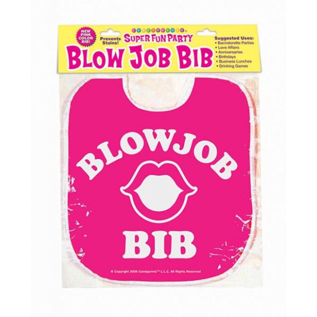 Blow Job Bib - Pink - Party Wear