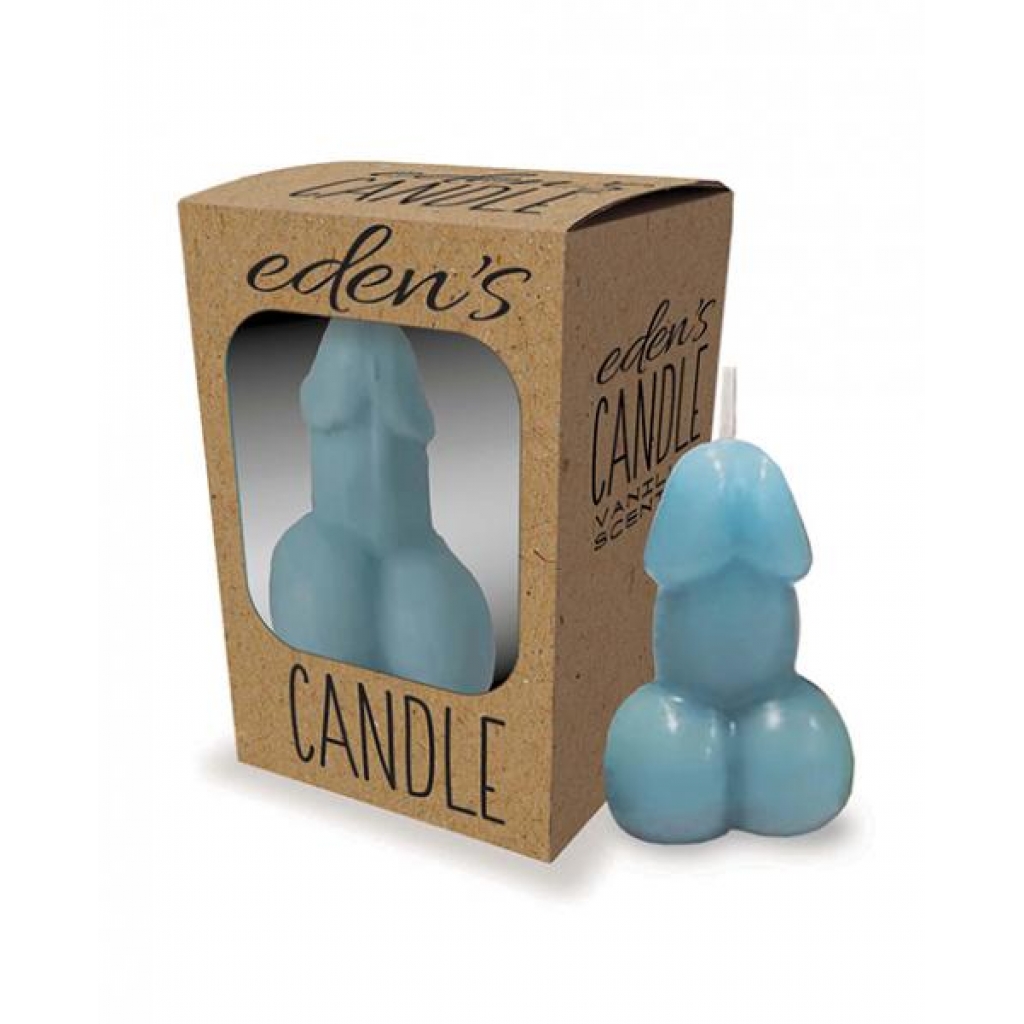 Eden's Penis Candle - Blue - Vanilla