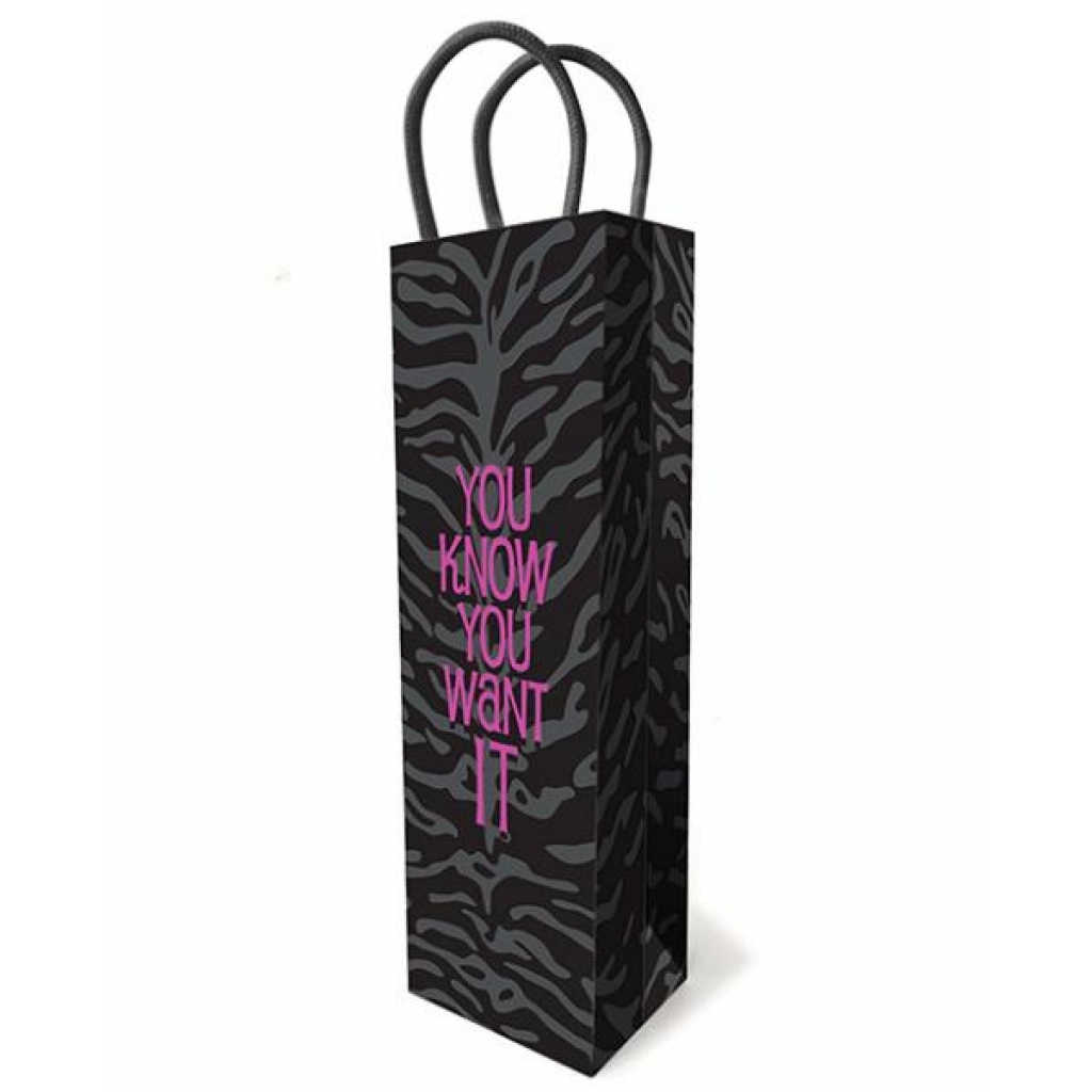 You Know You Want It Gift Bag - Gift Wrapping & Bags