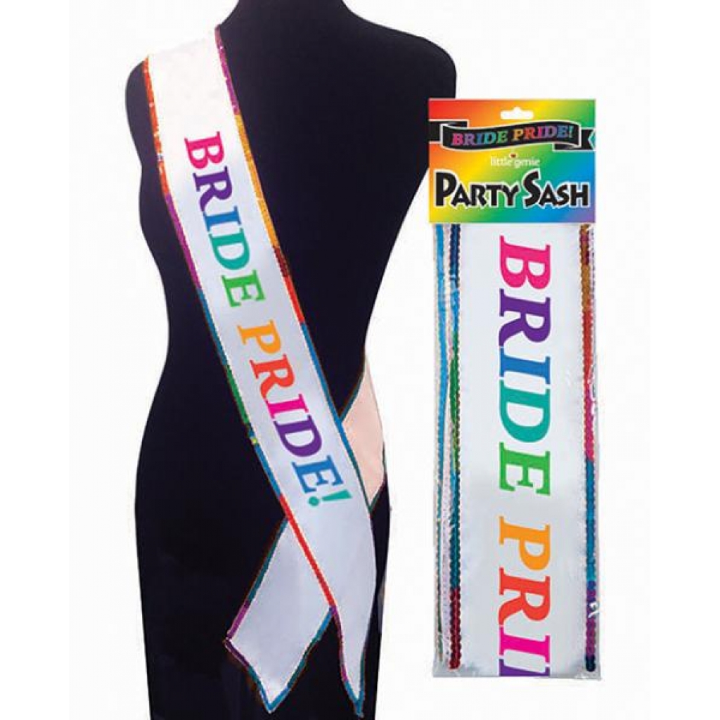 Bride Pride Sash - Party Wear