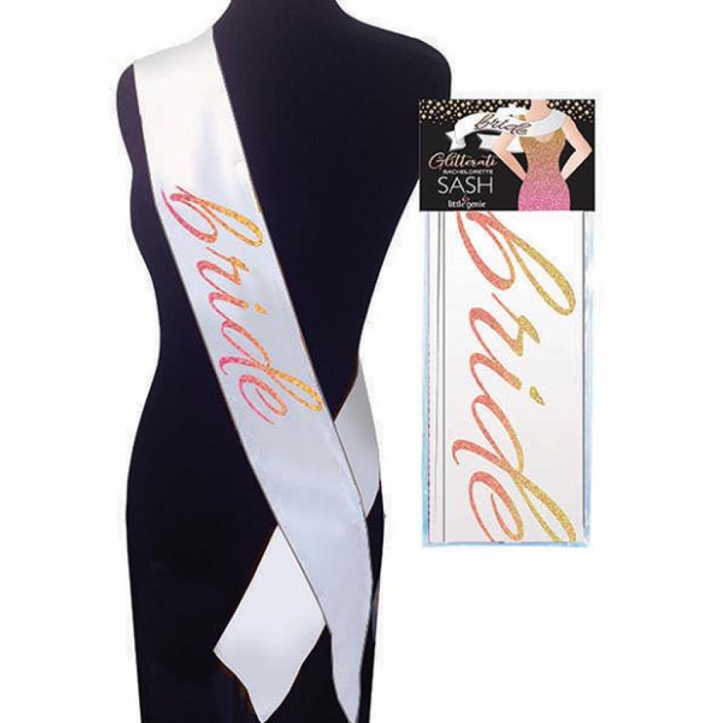 Glitterati Bride Sash - Party Wear