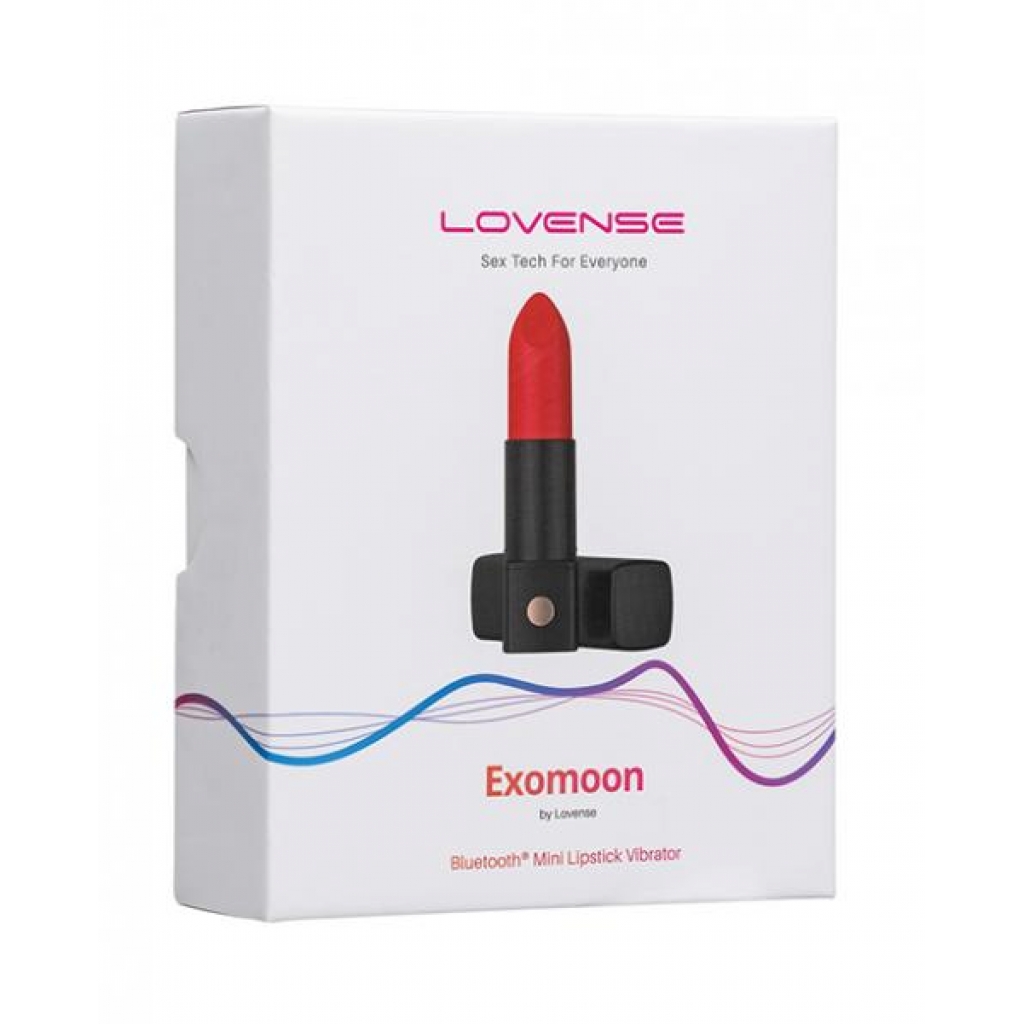 Lovense Exomoon Lipstick Vibe - Red