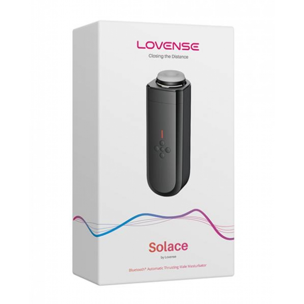 Lovense Solace Thrusting Masturbator - Black - Fleshlight