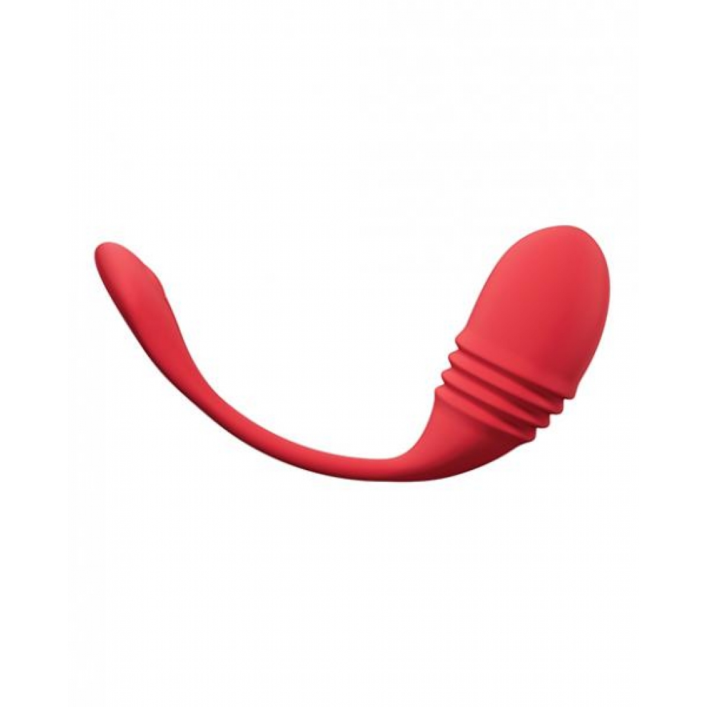 Lovense Vulse Thrusting Egg - Red - G-Spot Vibrators